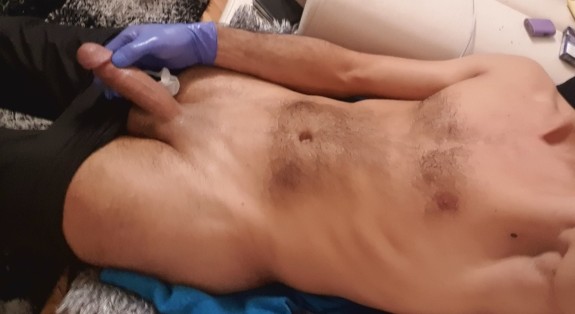 Big dick and cumshot