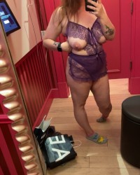 Bbw in purple photo