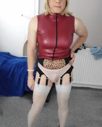 New stockings and suspenders photo