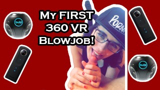 Ma première pipe 360 VR !