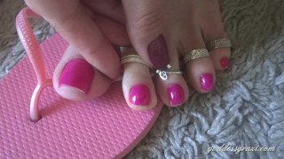 Pink nails