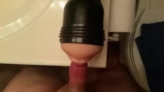 Oral Fleshlight fucking