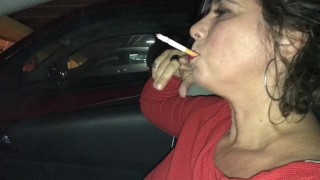 Cigar in the car