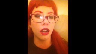 Hot redhead BURPS!