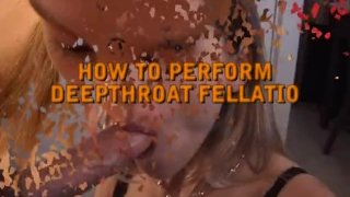 Heather Brooke instrucciones de garganta profunda para profesionales!