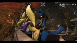 Archivée - Lucario x Renamon Cucking Leomon