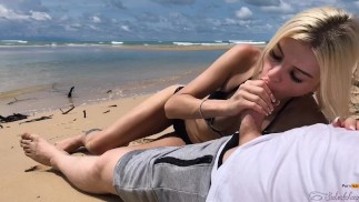 Public sex on the island, Cumming in my panties - Freya Stein