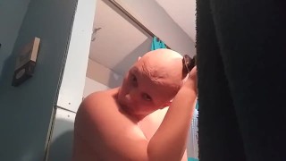 Shaving my head smooth