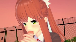 DDLC JUSTE MONIKA FANCY HAPPY ENDING 3D HENTAI