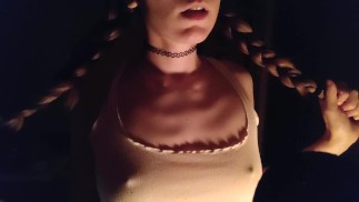 Eerste keer handjob ASMR tiener vriendin rollenspel