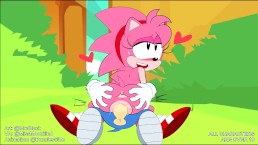 Amy Roseはソニックをファック - ソニック変態