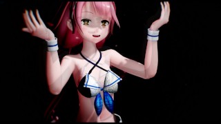 MMD 4k 60Fps Kawakaze - Peek a Boo