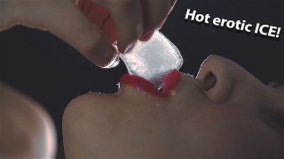 ♥ MarVal - Very Erotic Video With Body Parts Closeup And Ice Cube Playing ♥