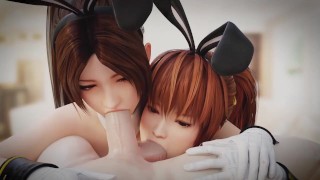 Mai et Kasumi partagent une pipe morte ou vivante