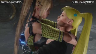 Histoire Cyberpunk: Marie Rose et Rainbow Mika - Futa x Female [MMJ]