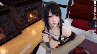 AI Syoujyo Tifa Lockhart donne un fantastique boobjob