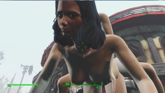 Sexe lesbien sur la route du village | Fallout 4 Vault Girls