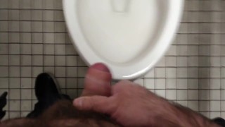 Cumming In A Stall At The Local Truck Stop