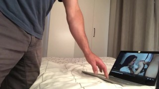 巨大なザーメン、大きなペニス、ソロ男性