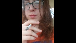 Smoking in the car 