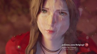 FF7 remake Aerith obtient un énorme visage (avec son)