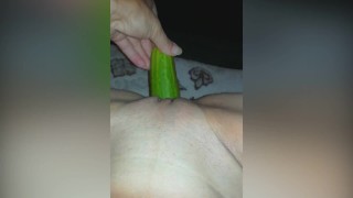 Hard and deep play with cucumber