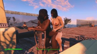 ВВС ragazza. Avventure sessuali nel mondo di Fallout 4. Abbigliamento erotico | Porno Gioco 3d