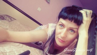 пип-шоу дрочит волосатую киску мокрая киска русская милфа GinnaGg