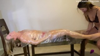 Harley Mummified and Feet Tickled - Zen Tickling Preview