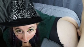 Cumming hluboko v čarodějnické komnatě - #Halloween2020