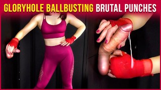 Gloryhole Handjob BALLBUSTING - Je détruis ses couilles | Ère