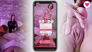 première application mobile interactive femdom avec Eve Sweet