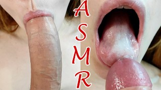 ASMR / l’a baisée dans la bouche. Sperme dans la bouche d’une écolière.