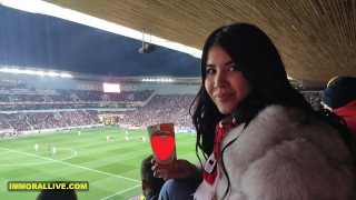 MA DEMI-SOEUR HOOLIGAN ET MOI ALLONS LES ÉMEUTES DU FOOTBALL!