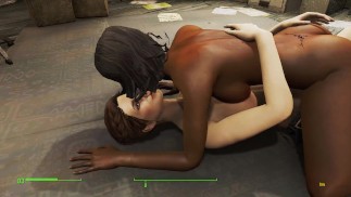 Porno avec la secrétaire du détective au dernier étage de la maison | Héros de Fallout