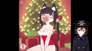 Obtenir une pipe de la catgirl de Noël