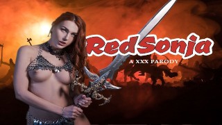 Busty BABE RED SONJA vous laisse baiser sa chatte serrée VR Porno