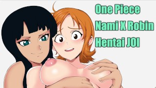 Nami X Robin (Hentai JOI) (One Piece)