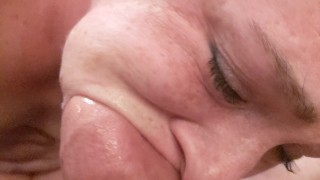 Tattood Milf is Face Fucked Sloppy CreamPie