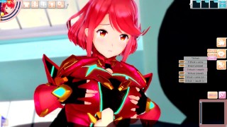 Pyra Pipe et Boobjob (Jeu Hentai 3D) (Xenoblade Chronicles 2) (koikatu)