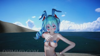 Miku - T-Ara - style Bunny - Scène de plage 1287