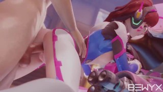 Dva baisée contre la MEKA d’Overwatch 3D NSFW Porn