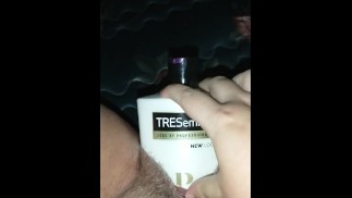 厚いリンスボトルでストレッチブニー