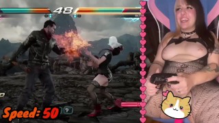 Regarde-moi me faire pilonner pendant que je joue à Tekken