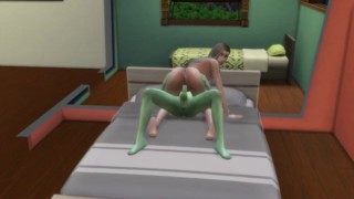 Alien a baisé une pirogue dans Sims