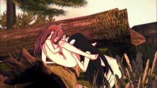 Une aventure isekai impressionnante avec Albedo et Raphtalia (3D Hentai) (Overlord) (Shield Hero)