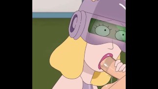 Rickとモーティー-家に帰る道-セックスシーンのみ-パート41 Beth LoveSkySanxによるセックスボットフェラチオ
