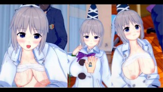 [Hentai Spel Koikatsu! ]Heb seks met Touhou Grote tieten Mononobe no Futo.3DCG Erotische Anime-video