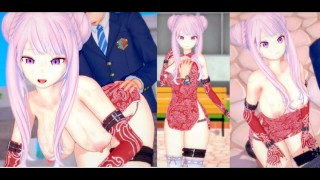 [Jeu Hentai Koikatsu ! ] Avoir des relations sexuelles avec Gros seins Vtuber Tanaka Hime.Vidéo d'an