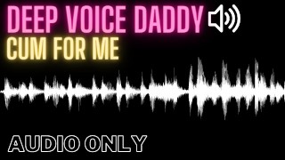 Deep Voice Daddy JOI vous dit quoi faire - Gémissements et paroles cochonnes en regardant (audio uni